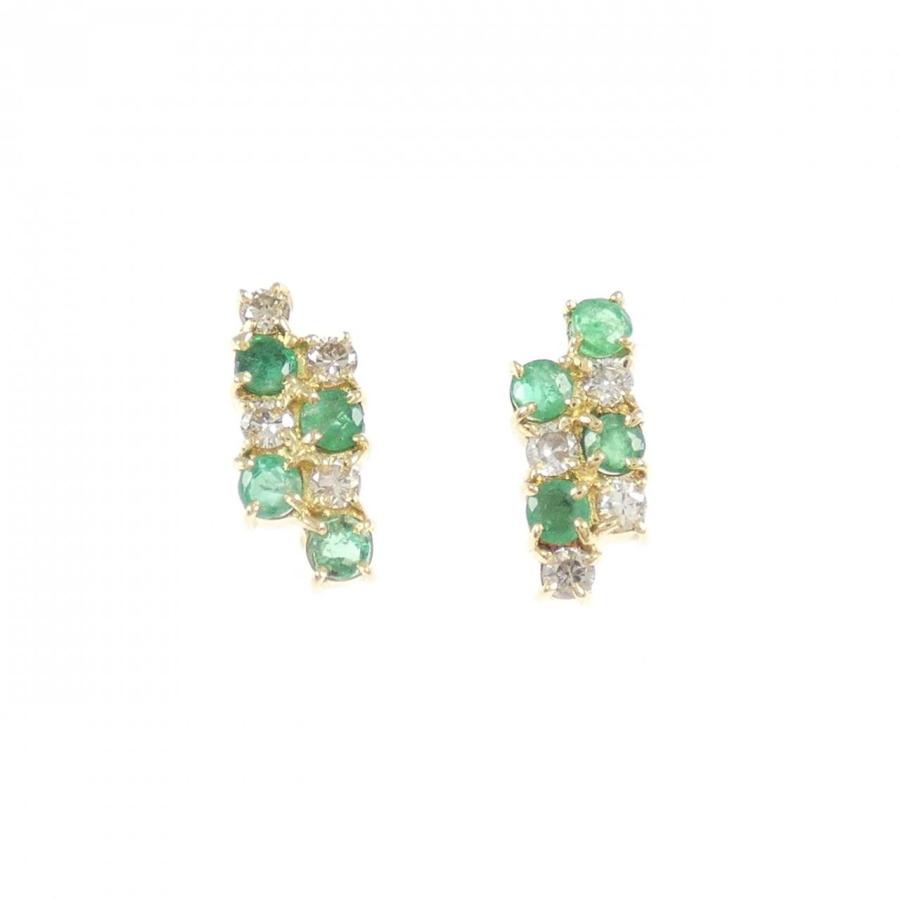 K18YG エメラルド ピアス : KOMEHYO ONLINESTORE Yahoo!店 - 通販