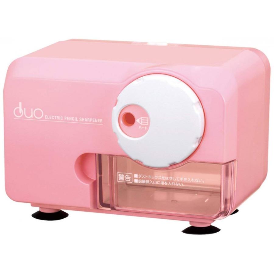 Asmix アスカ 電動シャープナー DUO ピンク 色鉛筆対応 EPS600P : こめ