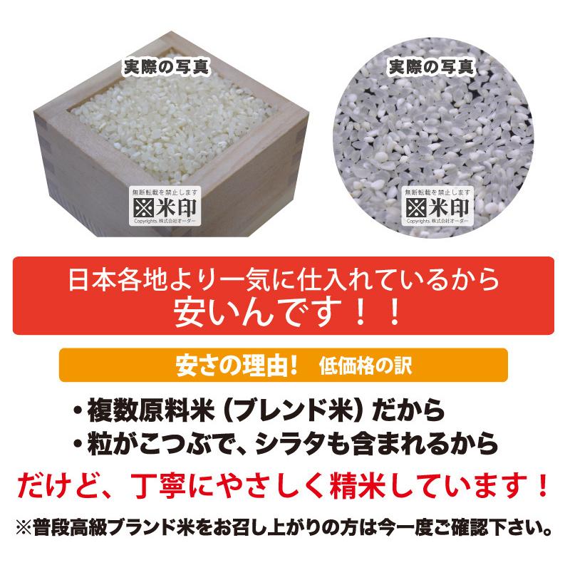 農家直送米 国内産100％ ブレンド米 10kg 白米 安い 10kg×1 複数原料米