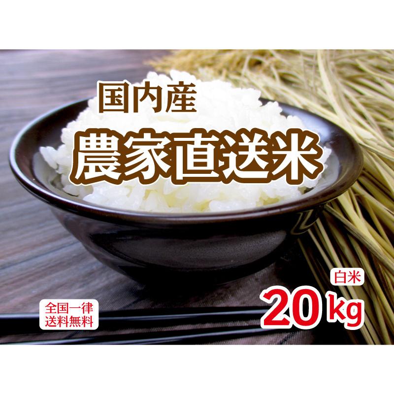 農家直送米 国内産100% ブレンド米 20kg 白米 安い 10kg×2 複数 農家直送米 国内産100% ブレンド米 20kg 白米 安い 10kg×2 複数