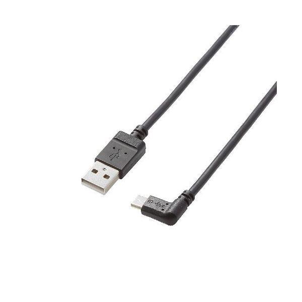 輝く高品質な (まとめ)エレコム micro-USBケーブル(L字右側接続タイプ) TB-AMBXR2U12BK〔×5セット〕[直送品] その他周辺機器