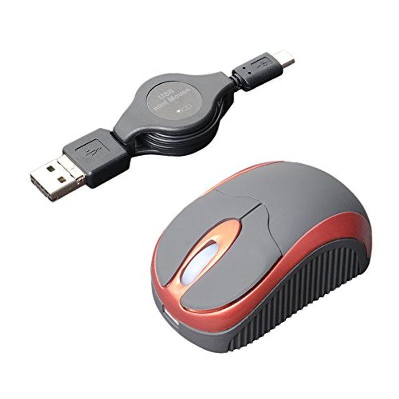 SRM-MB01 RD(レッド) USB A micro B BlueLEDセンサ-方式 モバイルミ