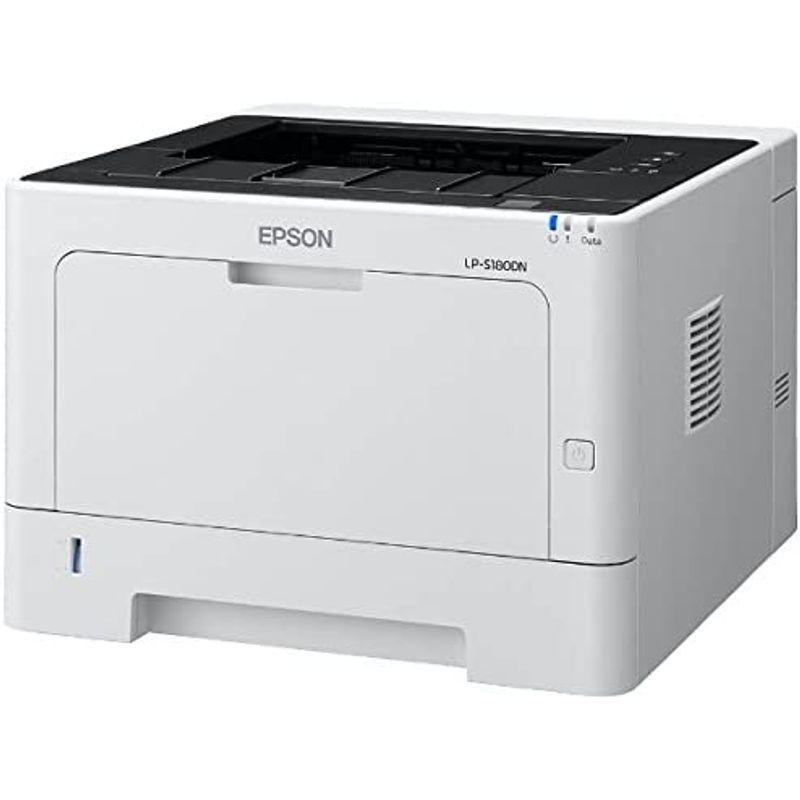 エプソン　ページプリンター　A4　モノクロ　LP-S180DN　白