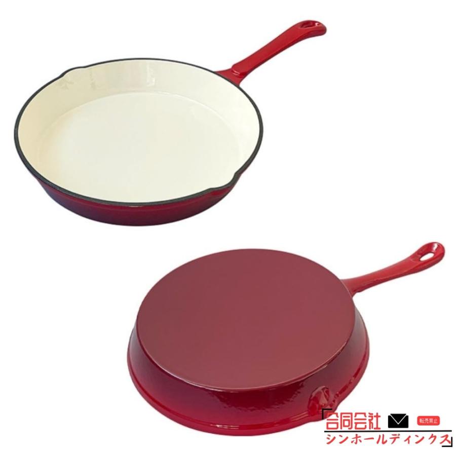 コーティングなし ノンスティックフライパン パン ホーロー鋳鉄