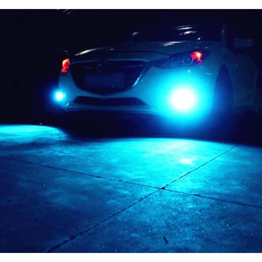 H1 60W 8000K LEDヘッドライト フォグランプ LEDバルブ 青光 車検対応 車用 汎用 12V 6000Lm 防水 簡単装着