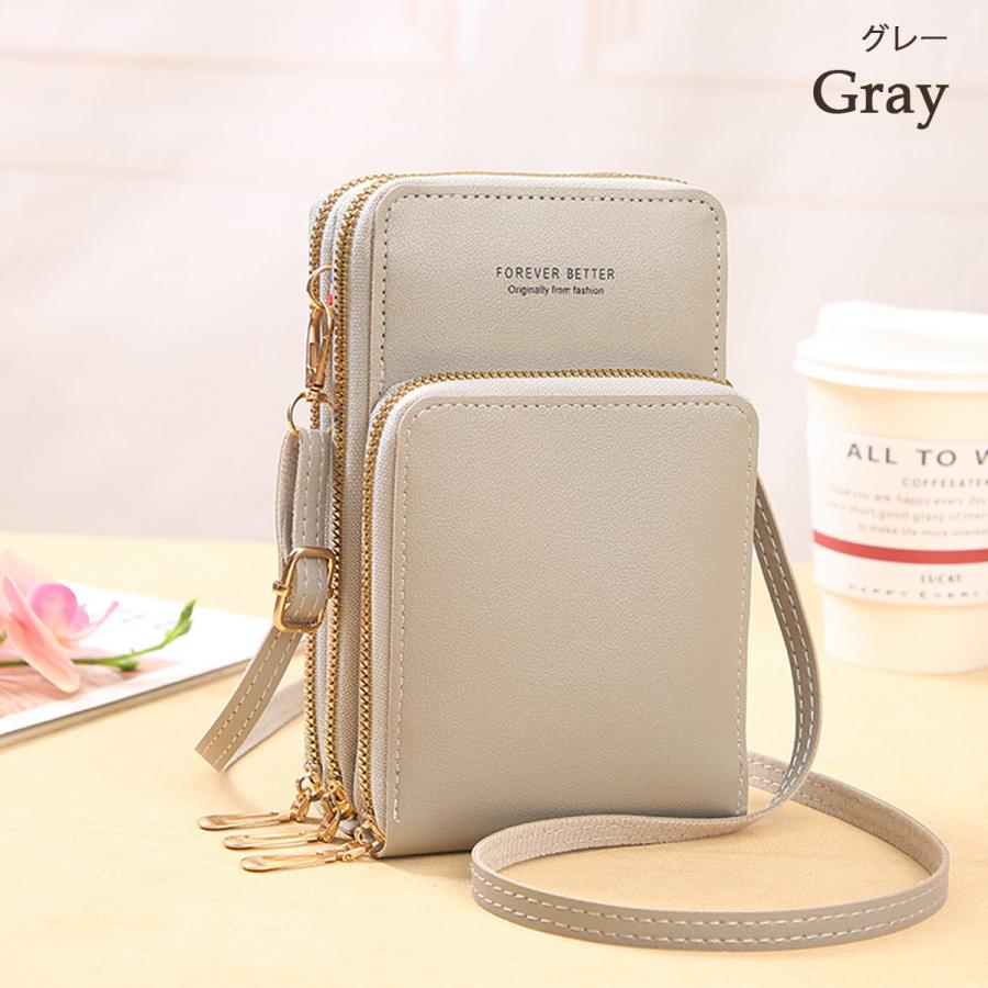 スマホショルダー レディース チ操作対応 スマホポシェット