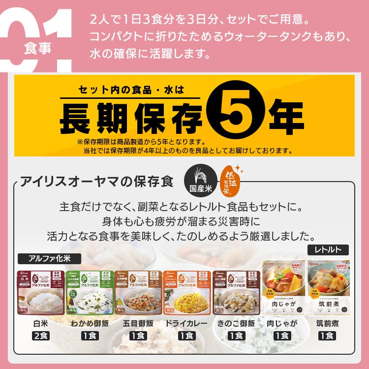 IRIS OHYAMA（アイリスオーヤマ） 防災グッズ セット 1人用 防災セット