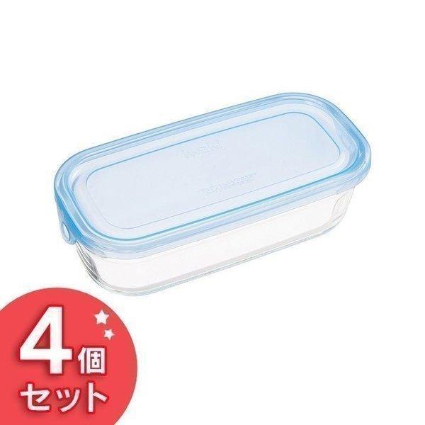 保存容器 ガラス 密閉 レンジ イワキ タッパー容器 耐熱ガラス Iwaki ストック タッパー500ml 4個セット Kbt2346bln Agcテクノガラス D 米の蔵 通販 Yahoo ショッピング
