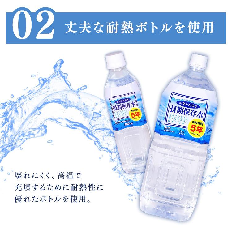 保存水 水 5年 2リットル 2L 6本入り  まとめ買い 非常食 避難 災害 料 理 飲用水 サーフビバレッジ (D) 代引き不可｜komenokura｜04