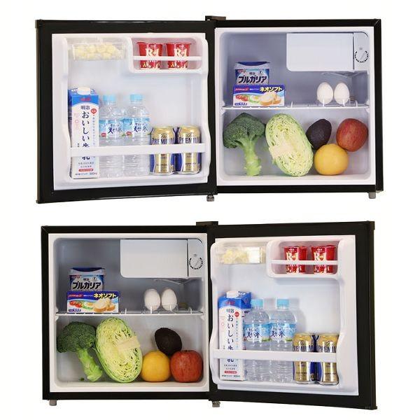 冷蔵庫 1ドア 新生活 新品 一人暮らし おしゃれ A Stage 1ドア冷蔵庫 45l 木目調 ダークウッド Br 45dw 米の蔵 通販 Yahoo ショッピング