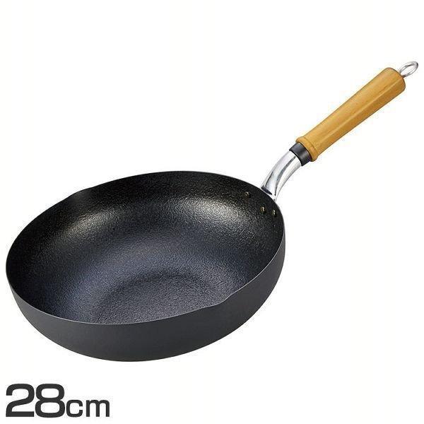油をなじませた 鉄製 いため鍋 28cm A 2362 D 米の蔵 通販 Yahoo ショッピング