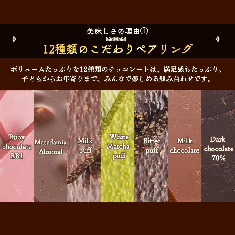 割れチョコ 1kg チョコレート ギフト ミックス ルビーチョコ 12種  お菓子作り クーベルチュール 本格 シェフ監修 送料無料｜komenokura｜06