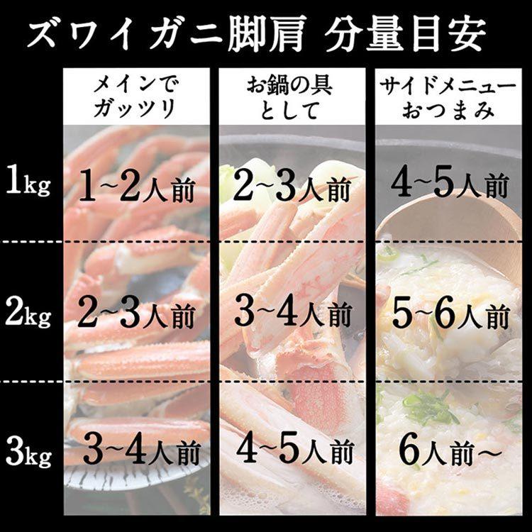 父の日 プレゼントズワイガニ 冷凍 お取り寄せ 1kg かにしゃぶ アラスカ産 ボイルずわいがに脚肩 約1kg（4肩）ニッスイ (代引不可)(TD)｜komenokura｜18