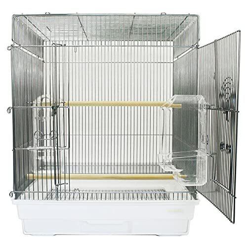 ホーエイ 鳥かご 465インコ ホワイト 