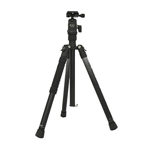 Fotopro アルミ三脚 X-Aircross1 MATT BK 4段 22mm 小型 軽量 トラベル 自由雲台 マットブラック 817761