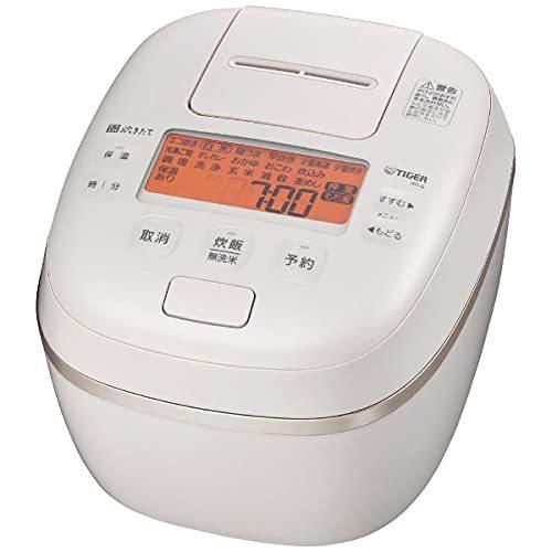 タイガー魔法瓶 TIGER 圧力IHジャー炊飯器 炊きたて [5.5合炊き] ご泡火（ごほうび）炊き エクリュホワイト JPI-G100(WE)