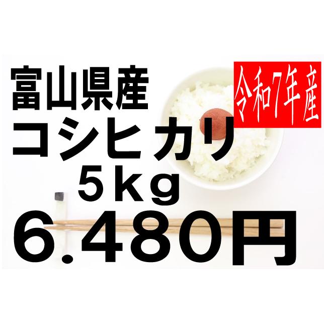 コシヒカリ 米 令和7年度産 富山県産 5kg : お米の米久 - 通販 - Yahoo