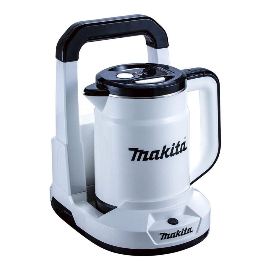 マキタ　ケトル18V36V マキタ（makita） 36V（18V＋18V）充電式ケトル 本体のみ 白