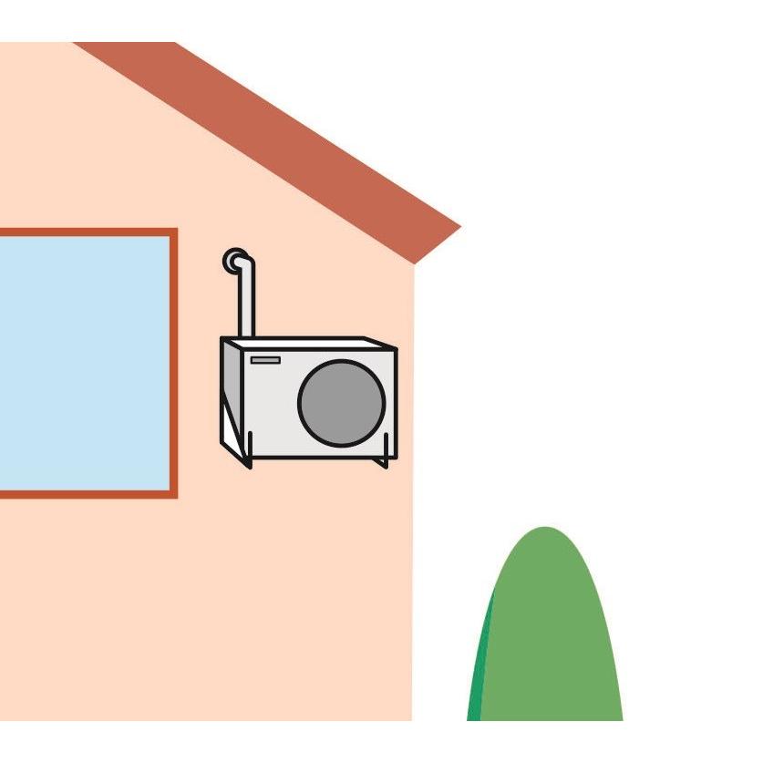 エアコン工事費　Ａ−２　２階（〜５．４ｋＷまで）　壁面設置型 | 