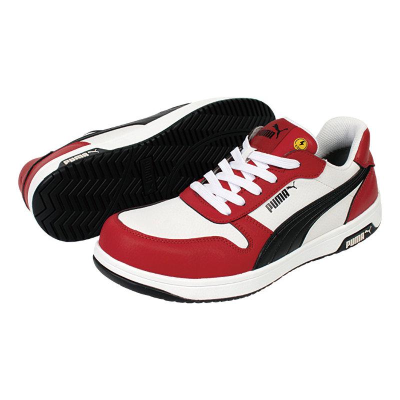 PUMA プロテクティブスニーカー フロントコート レッド ロー 28