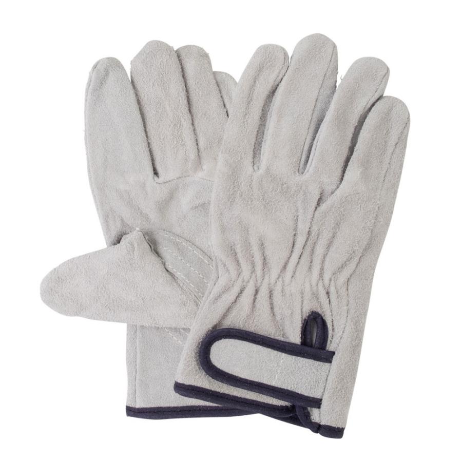 ユニワールド 牛床革マジック手袋 3双組 M KS822−3P