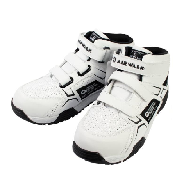 新品未使用　AIR WALK 安全靴　27.5　作業靴 ユニワールド セーフティシューズ エアウォーク ベルトライン ホワイト