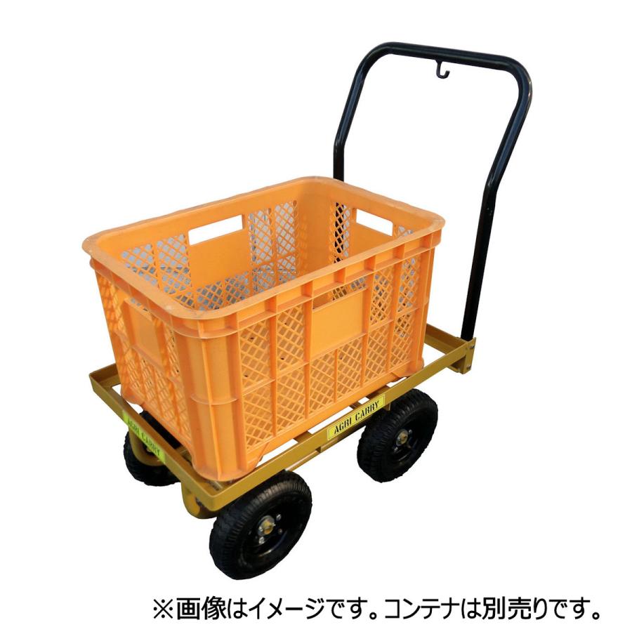 コンテナ台車 スチール製 四輪あぐりキャリー : コメリドット コンテナ台車 スチール製 四輪あぐりキャリー : コメリドット
