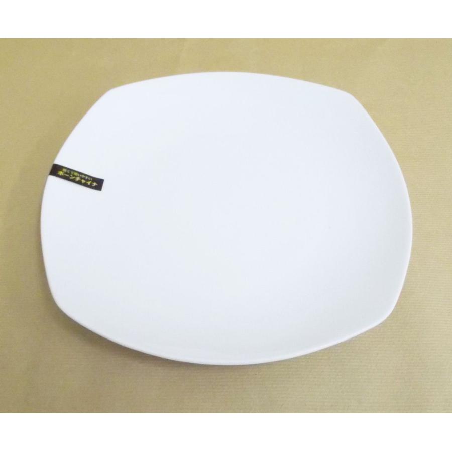 ボーンチャイナ スクエアプレート 22cm 4個セット : コメリドット