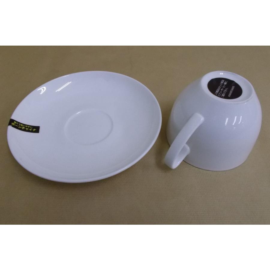 ボーンチャイナ カップ＆ソーサー 6個セット : コメリドットコム