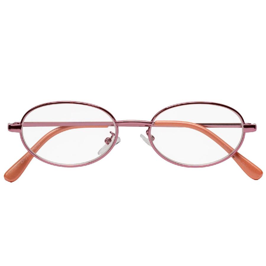 気軽に掛けられる老眼鏡　メタルフレーム　２．５度　ＫＲＧ−ＦＭ０３−２．５｜komeri｜02