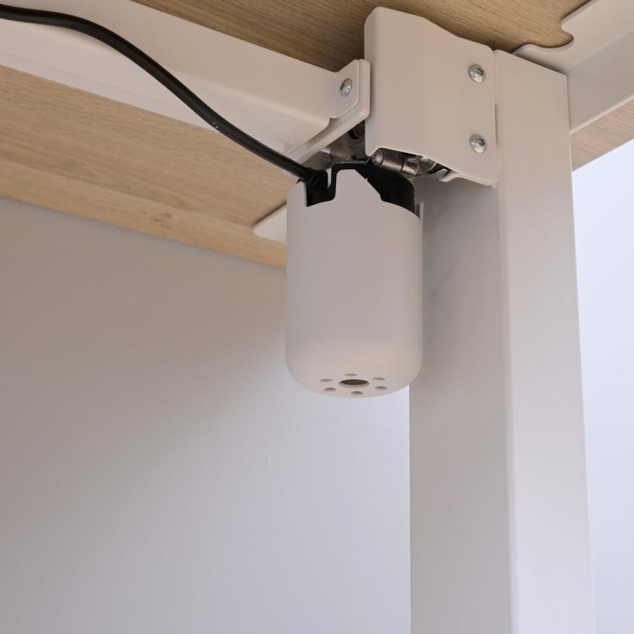 山善（YAMAZEN） 電動昇降デスク 幅120cmウォッシュドオーク