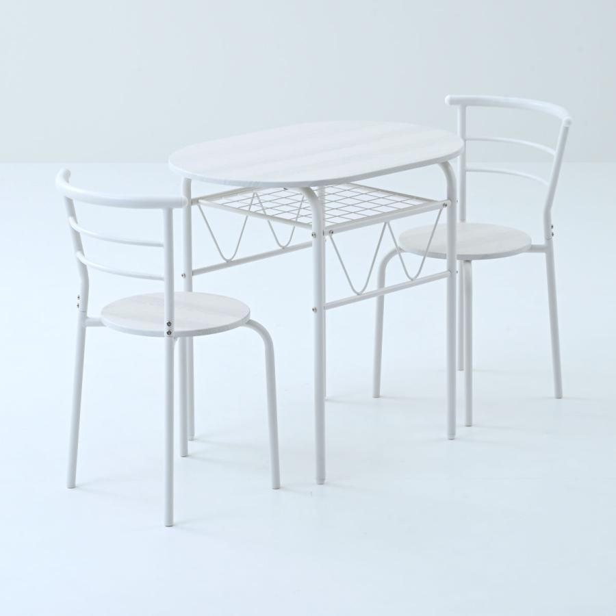 山善（YAMAZEN） ダイニング3点セツト BDS−3（WW／MWH