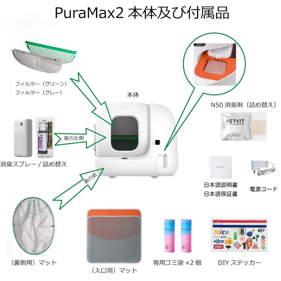 全自動猫トイレ Pura Max 2 : コメリドットコム - 通販