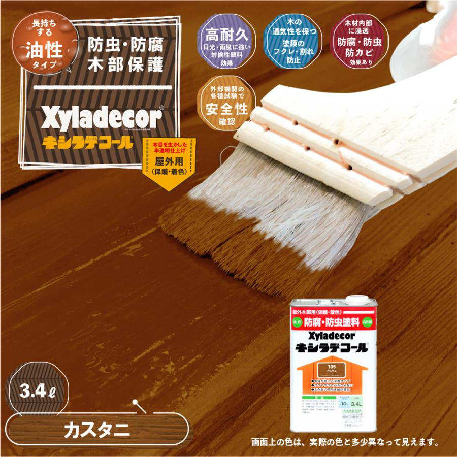 キシラデコール 3．4L カスタニ : コメリドットコム - 通販 - Yahoo 