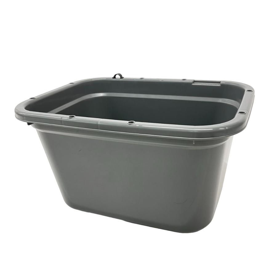 E−CON（エコン） 角型タライ グレー 60型 5個セット : コメリ