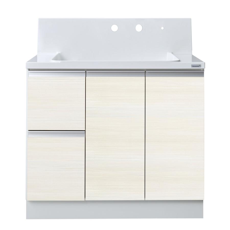 コメリオリジナル 洗面化粧台 KL2シリーズ 片引出し 間口90×高さ