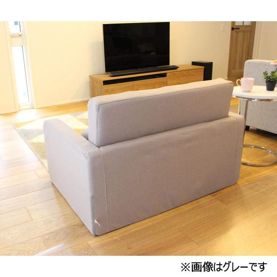 谷村実業 ベッドにもなる コンパクトカウチソファ ブラウン : コメリ