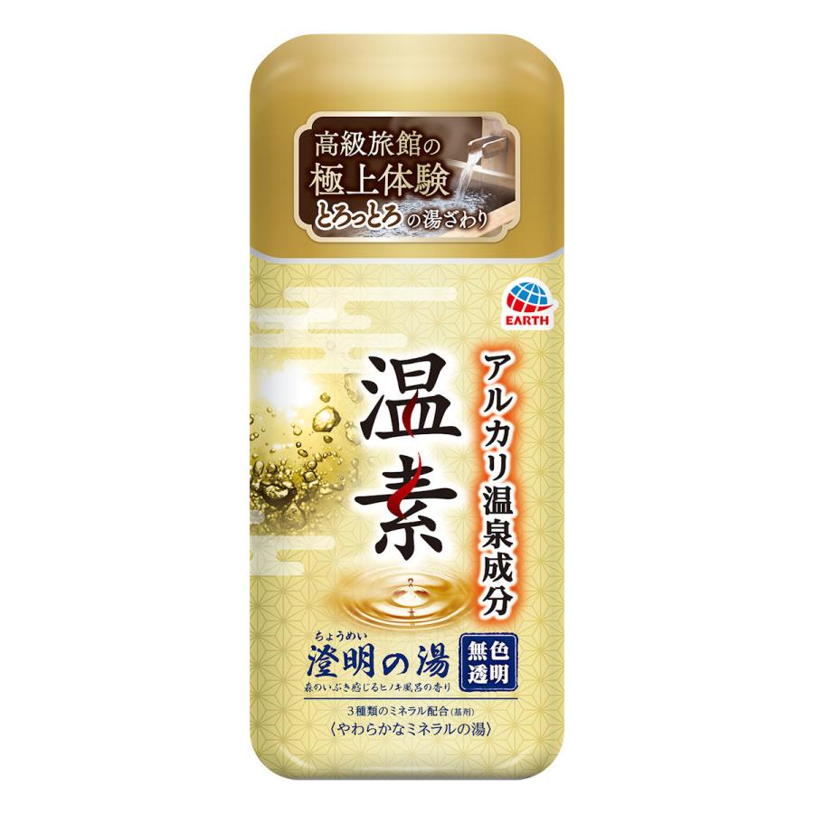 アース製薬　温素　澄明の湯　６００ｇ｜komeri