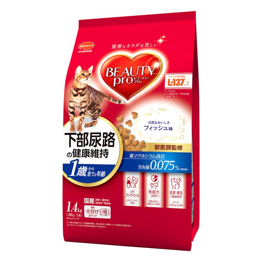 日本ペットフード　ビューティプロ　下部尿路の健康維持　450g×10袋×2箱 日本ペット ビューティープロ 猫下部尿路の健康維持 1歳から10歳