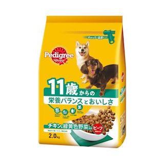 マースジャパン　ペディグリー　１１歳から　チキン＆緑黄色野菜入り　２．０ｋｇ｜komeri