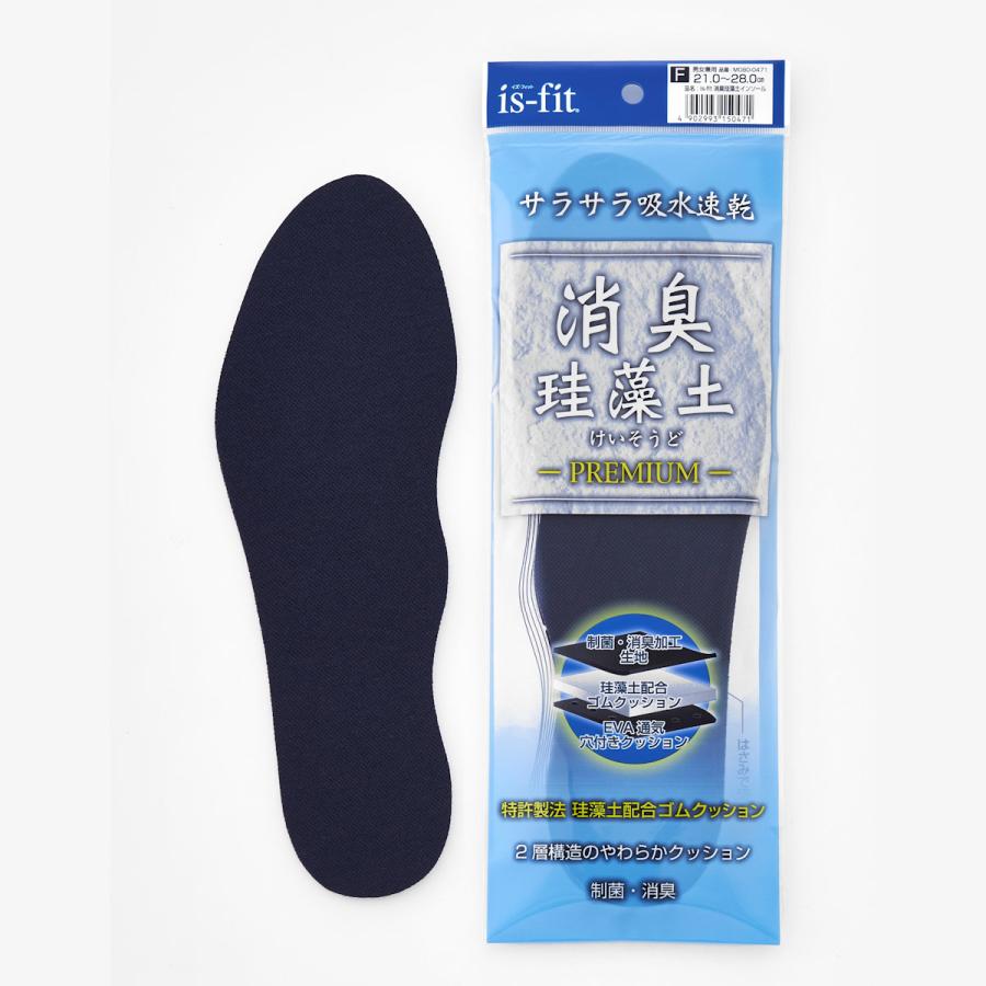 モリト is−fit 消臭珪藻土プレミアムインソール : コメリドット 