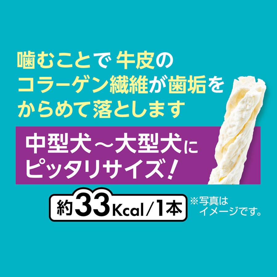 ペティオ　プラクト　歯みがきデンタルガム　ハードタイプ　中型・大型犬用　１２本入り｜komeri｜05