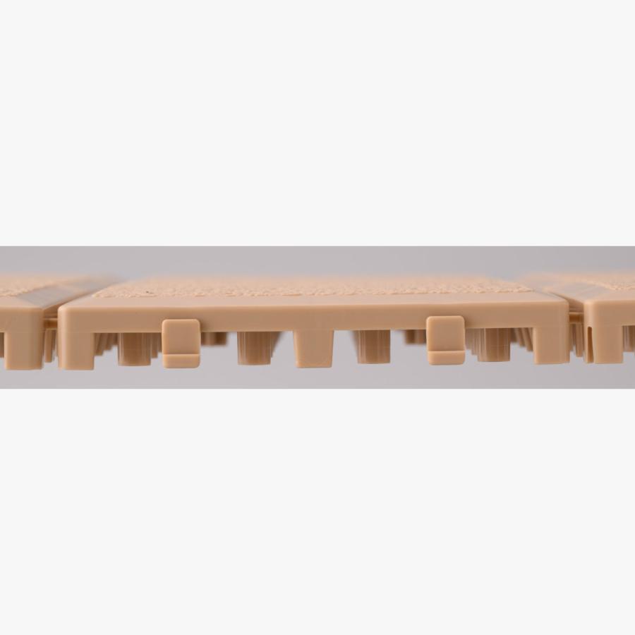 ワタナベ工業　システムエコタイル　サンドベージュ 30個セット_1