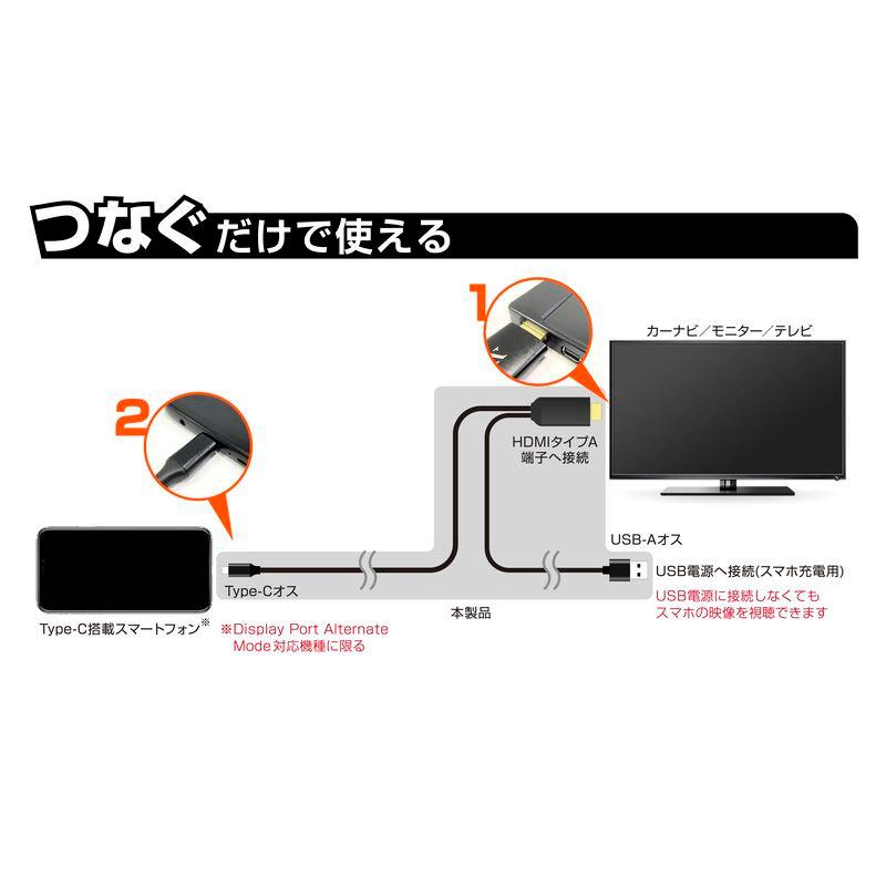 Kashimura（カシムラ） HDMI変換ケーブル Type−C用