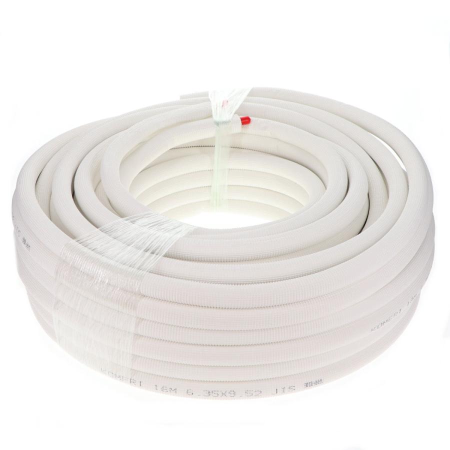 K＋BUILD エアコン用被覆銅管 ペアコイル2分3分 20m KM