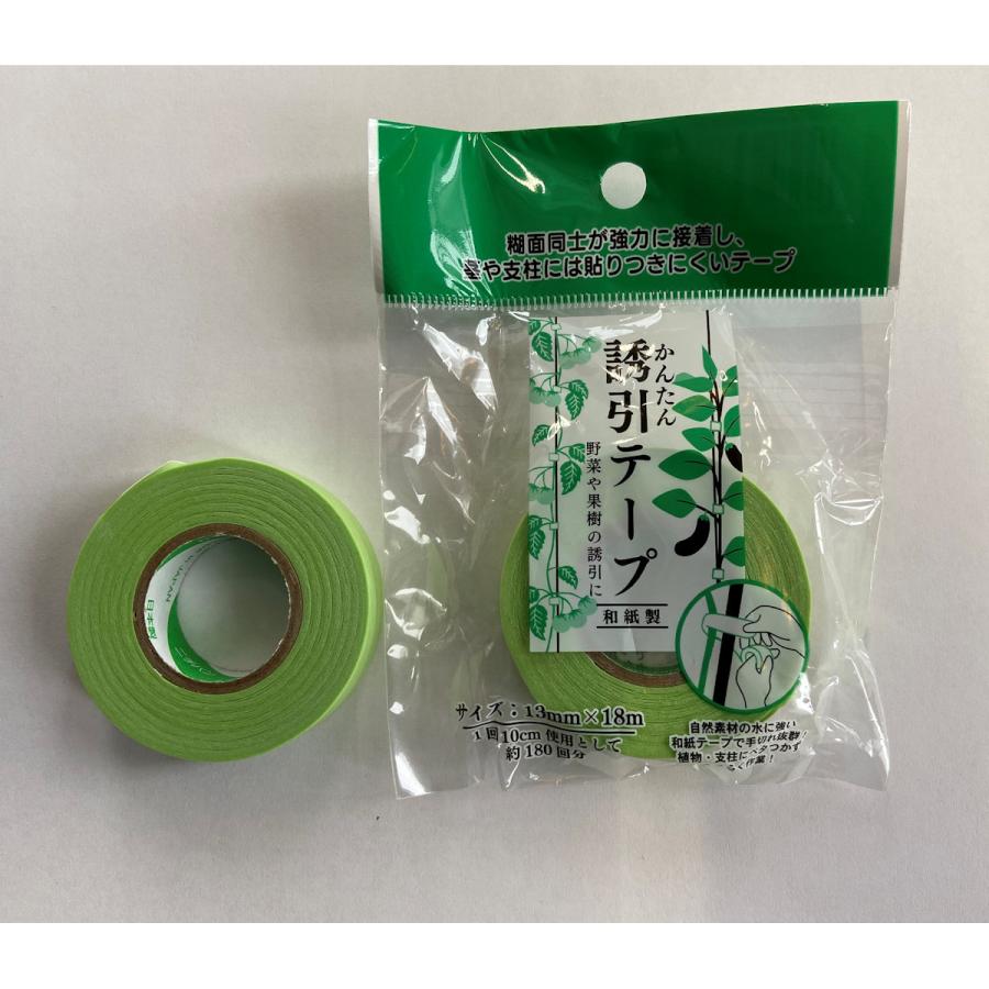 かんたん誘引テープ 和紙製 13mm×18m 12個セット : コメリ