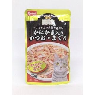 Pet ami 猫貴族 かつお・まぐろ かにかま入り 70g 12個セット