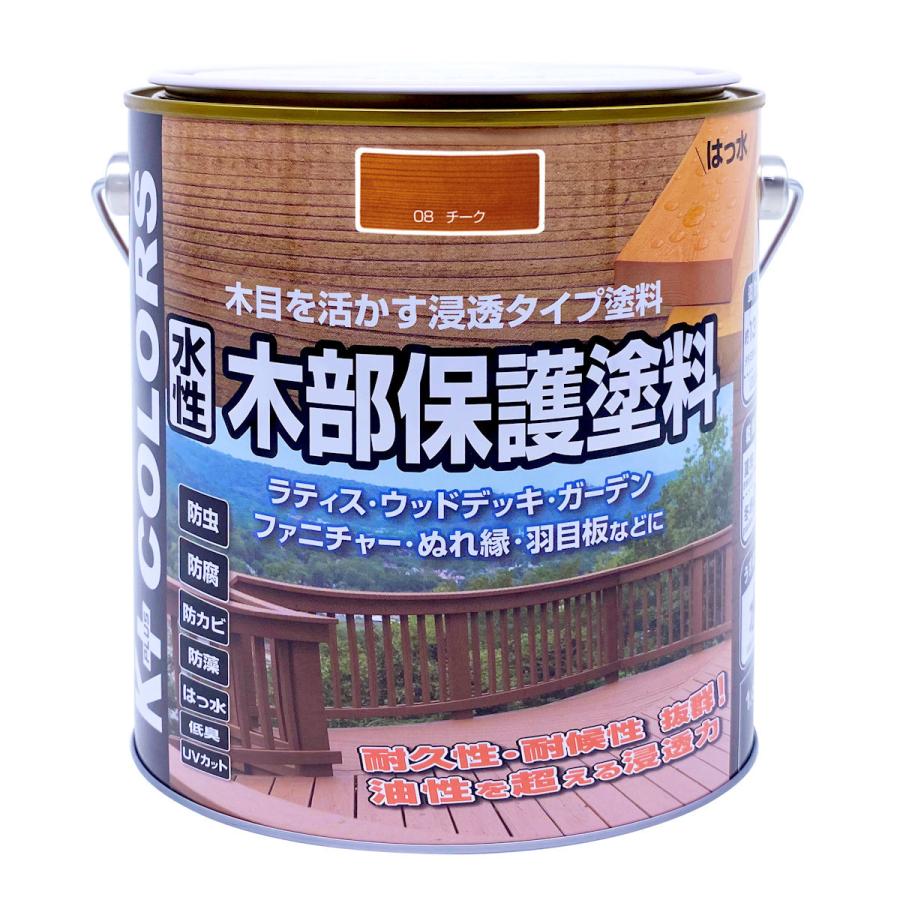 ｋ ｃｏｌｏｒｓ 水性木部保護塗料 １ ６ｌ チーク コメリドットコム 通販 Paypayモール