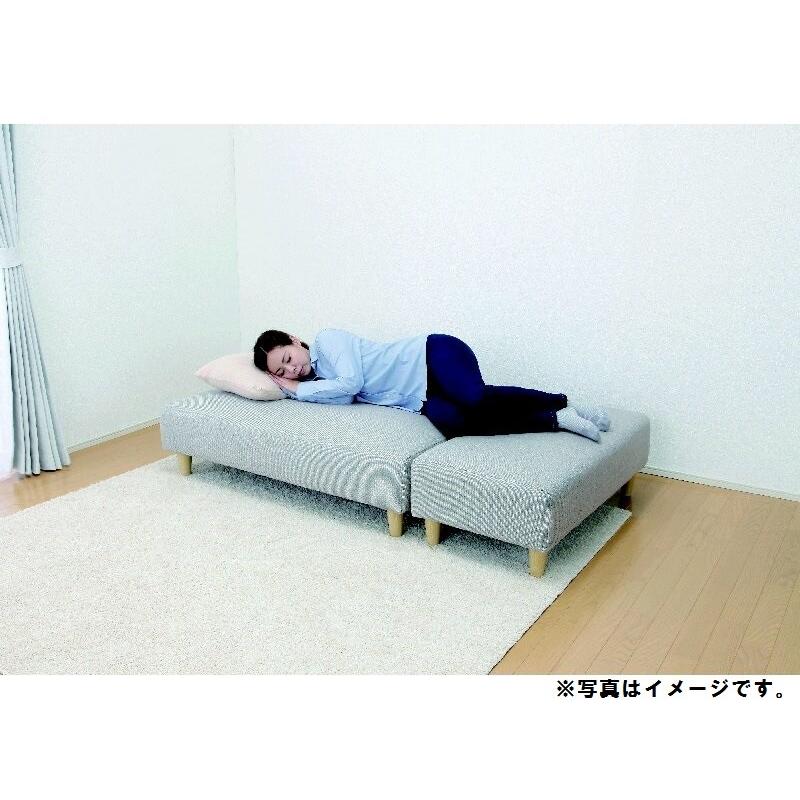 ベッドにもなるシステムソファー　ジェシカ　ベージュ 