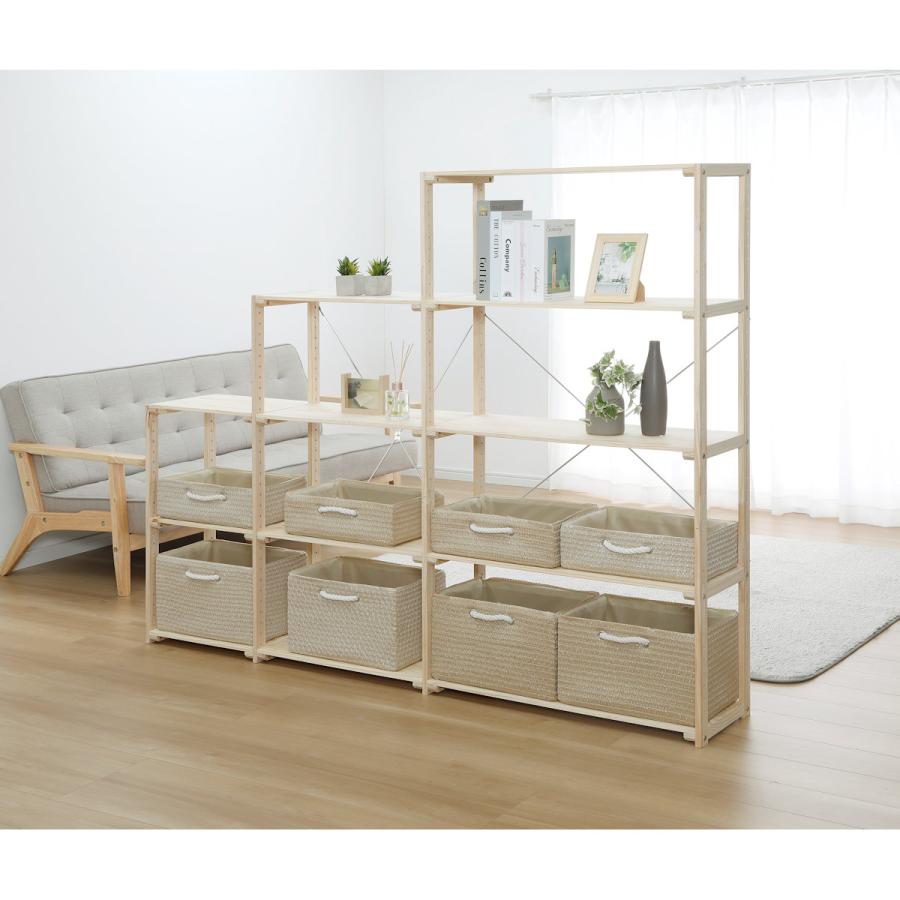 シェルフ 飾り棚 幅80cm パイン材 楽天市場】オープンラック 5段 ヴィンテージ調 天然木棚板 幅